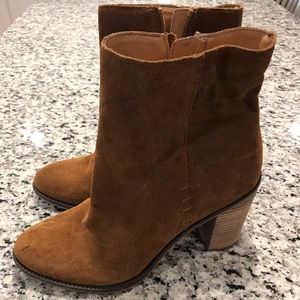 Suede booties